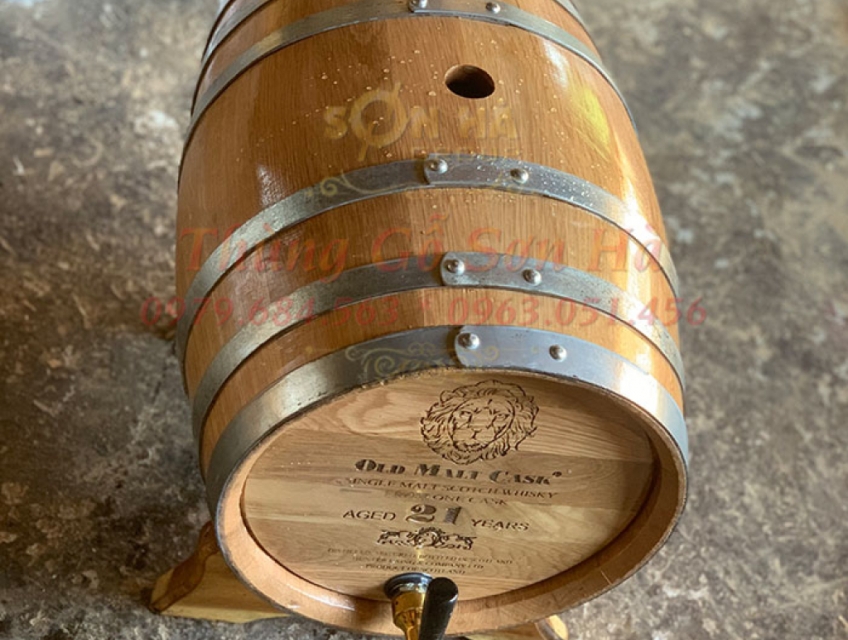 Thùng Rượu Gỗ Sồi Nga, Mỹ (Sơn Hà) - Giá Xưởng | Bảo Hành 2 Năm