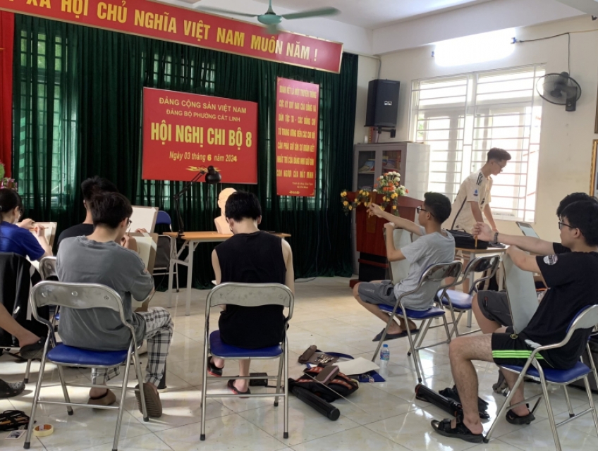 Khai giảng lớp dạy vẽ ARC ở Gia lâm Hà Nội