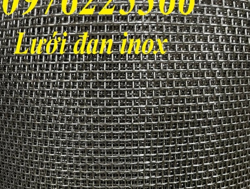 Lưới inox 304 ô 3x3, 5x5, 10x10, 15x15, 20x20