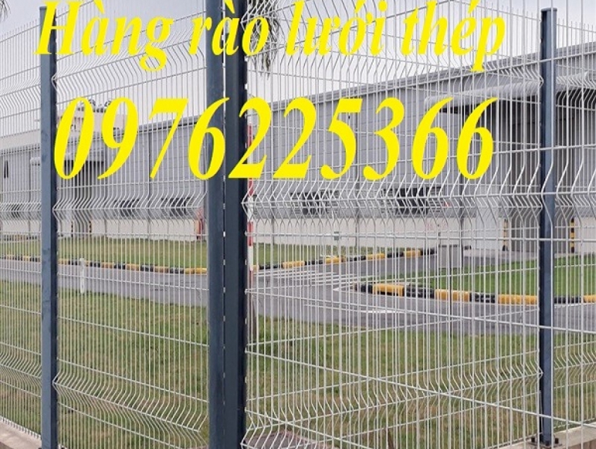 Hàng rào lưới thép - Hàng rào cột trái đào