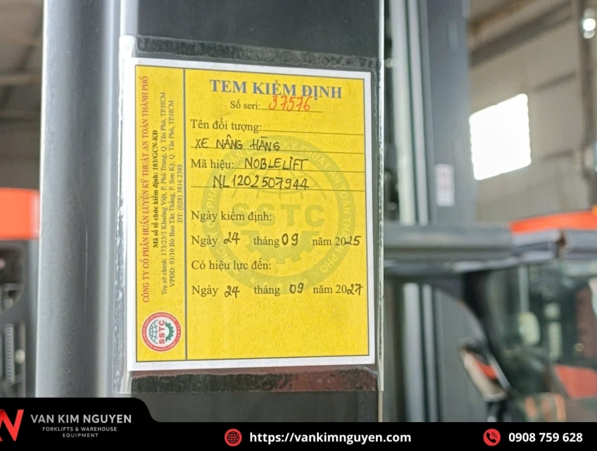 Tìm hiểu quy trình kiểm định xe nâng từ A đến Z