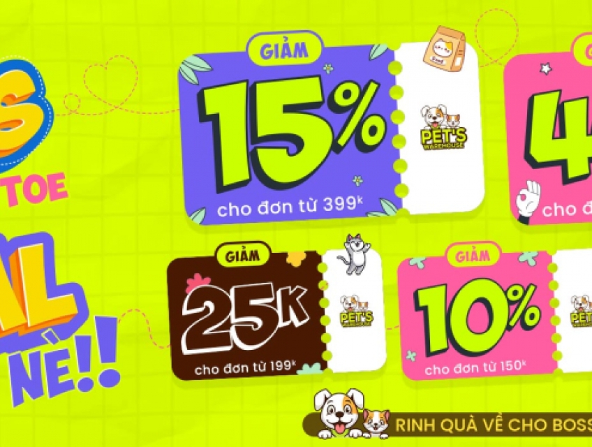 Siêu thị thú cưng dành riêng cho boss của bạn Pet's Warehouse