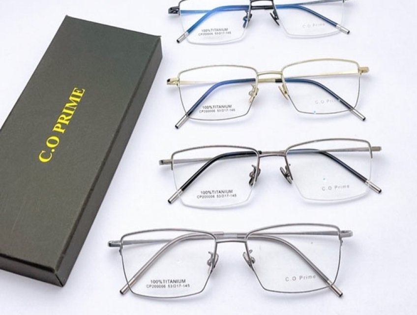 Báo giá gọng kính titan Coprime chính hãng giá chỉ 850k giao hàng