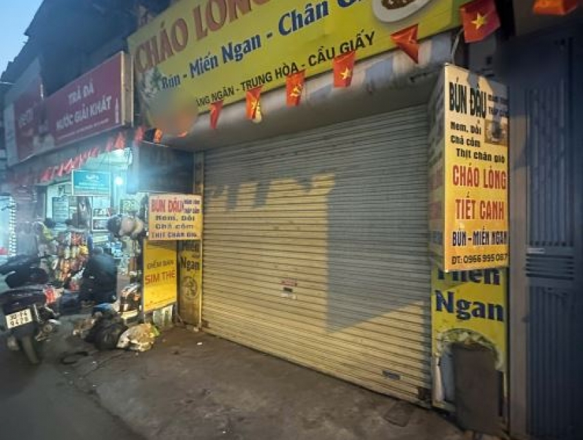 Cho thuê cửa hàng 30m²,vệ sinh khép kín,ở lại được mặt phố Hoàng