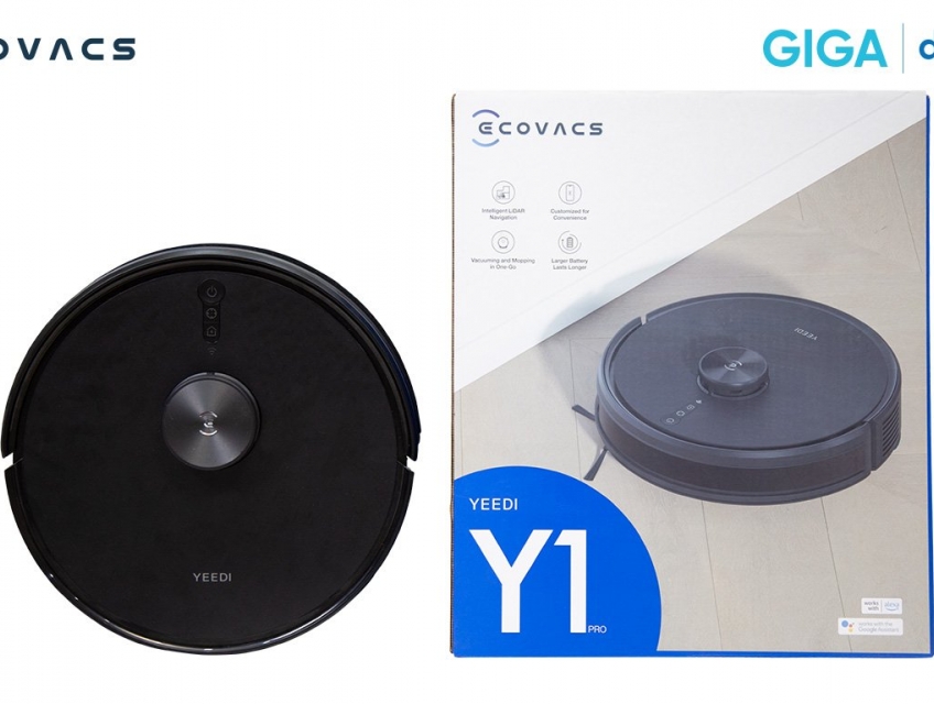 Robot hút bụi Ecovacs Y1 Pro di chuyển theo lộ trình thông minh