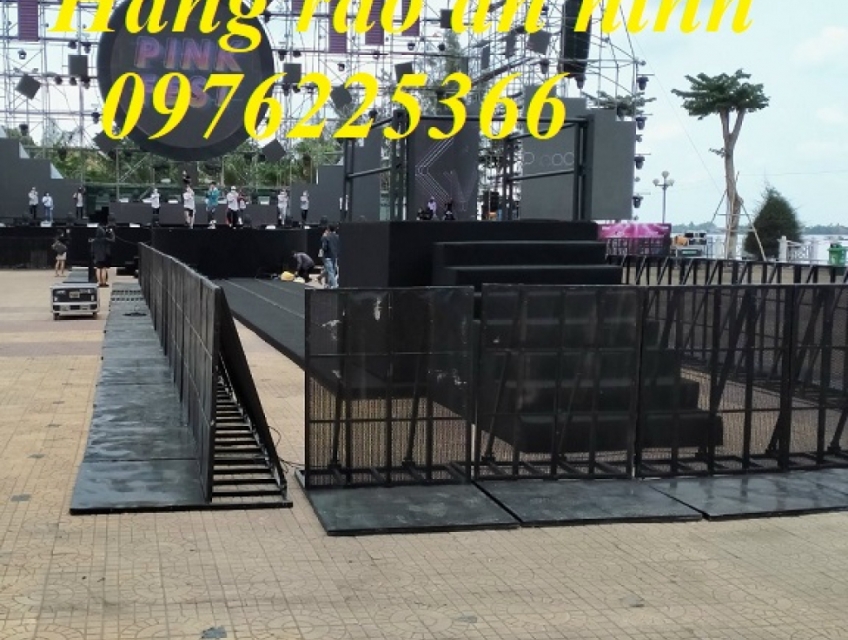 Hàng rào sự kiện, hàng rào sân khấu, hàng rào chắn