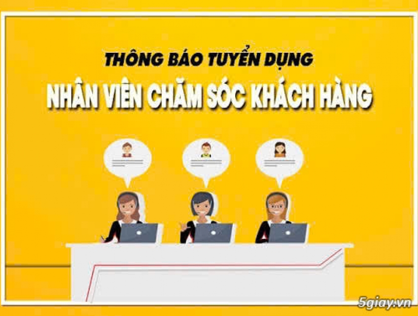 Tuyển NV CSKH tư vấn KH làm tại văn phòng ở Thủ Đức