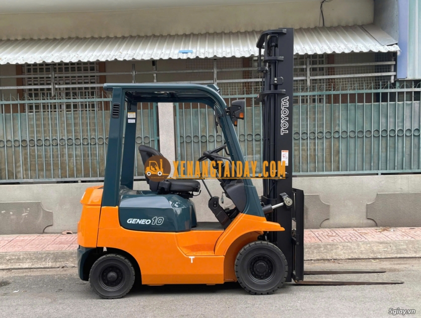 Bán Xe Nâng Xăng Toyota 1 tấn Số Sàn 7FG10 Nhật Bãi
