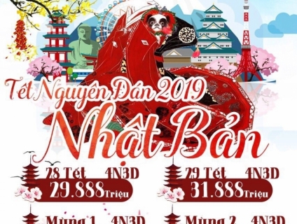 Tour Nhật Bản mùa xuân ngắm hoa anh đào.