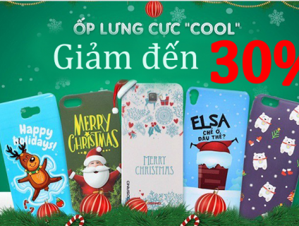 Khuyến mãi ốp lưng điện thoại mới nhất vào dịp Giáng sinh 2018
