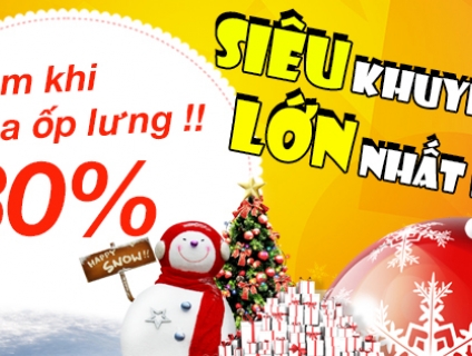 khuyến mãi cực sốc cho ốp lưng điện thoại vào dịp giáng sinh