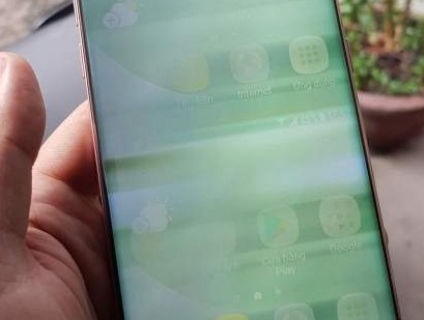 S7 edge vàng hồng 2 sim, chính hãng Việt Nam hư màn hình