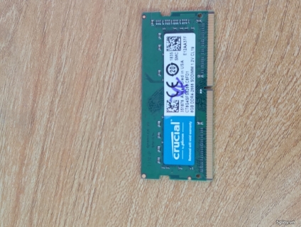 ram ddr4 bus 2666 crucial mới mua