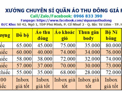 Sỉ áo hoodie nỉ bông giá xưởng rẻ nhất Hà Nội, ship toàn quốc