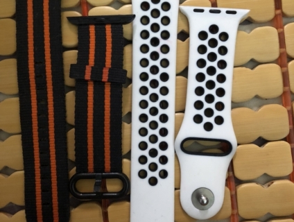 Apple watch 38mm 4G viền nhôm xám,dây đen.