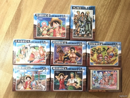 Chỉ có duy nhất 8 bộ xếp hình One Piece, Made in Japan cần bán.