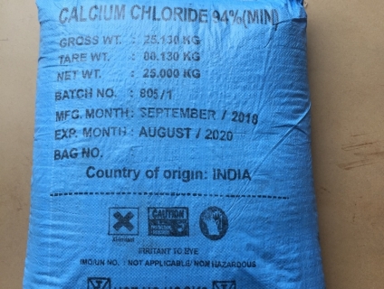 Cung cấp calcium chloride, CaCl2 dùng trong thủy sản, giá tốt