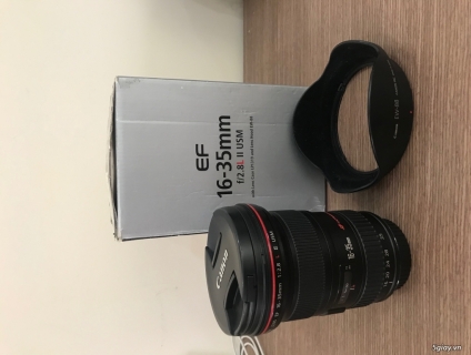 Canon 16-35 F2.8 Mark ii Fullbox Code UE 2017 Like New 98% Giá Tốt.