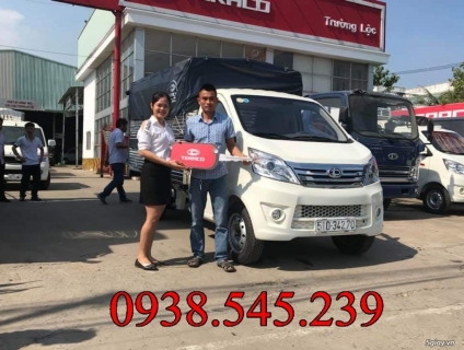 Bán xe tải Tera 100 990kg thùng kín_máy Mitsubishi trả trước từ 50tr