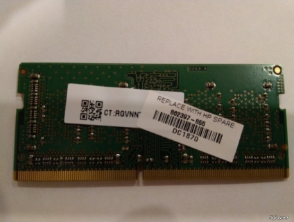 Bán RAM 4G –DDR4 Bus2666 MHz mới zin theo máy Laptop HP Pavilion