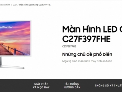 Màn hình LCD cong SamSung 27” C27F397FHE mới 100%
