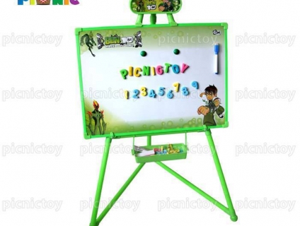 Bảng viết treo kệ chữ A có bộ chữ nam châm