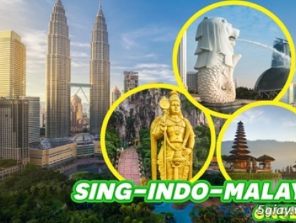 Tour du lịch 3 nước Singapore - Indonesia - Malaysia giá ưu đãi