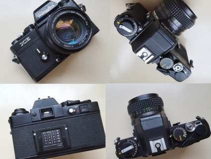 HCM-Bán máy film Minolta XE (black) & lens Minolta 50/1.4