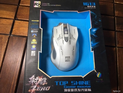 MS90 - chuột chơi Game R8 1613 – Led 7 màu tự chuyển Đấu giá kết thúc hôm nay 23h00p ngày 10/12/2019