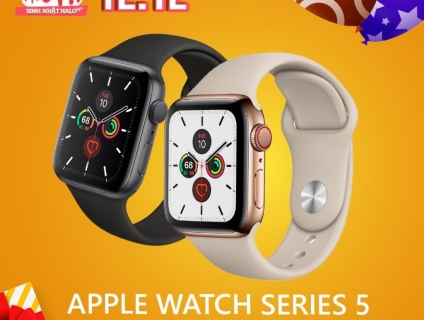 Apple Watch Series 5 New 100% Giá 8tr8 ở HALO