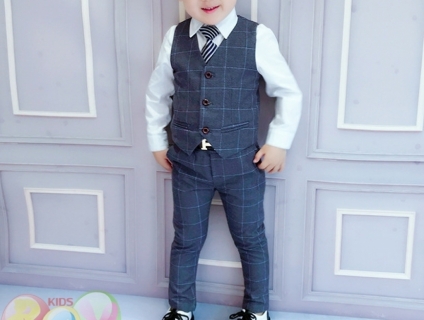 Set bộ quần áo vest bé trai Korea Hàn quốc
