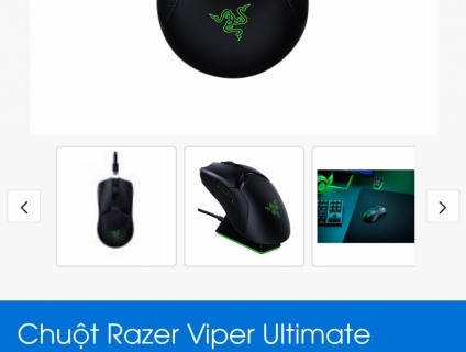 Razer Viper Ultimate Wireless 99% bh 24 tháng