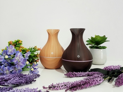 Đèn Xông Tinh Dầu Lọ Hoa Tạo Mùi Hương Cấp Ẩm Da tặng tinh dầu 10ml