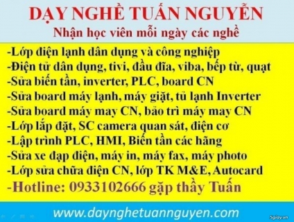 Nghề sửa chữa điện ô tô - Dạy nghề Tuấn Nguyễn - Toàn Quốc