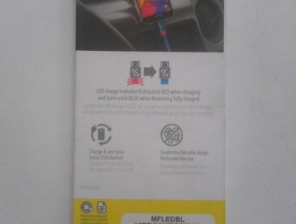 Cáp micro usb Scosche 3FT, chính hãng usa, end 23h00-20/12/2019