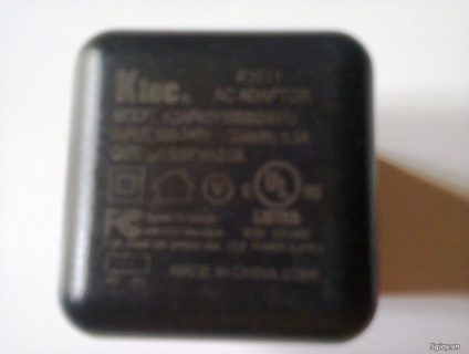 Cốc sạc 5v 2A Ktec zin chính hãng, end 23h00" 21/12/2019