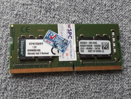 Cần bán: Ram Kingston KCP421SS8/8 8GB DDR4 2133Mhz