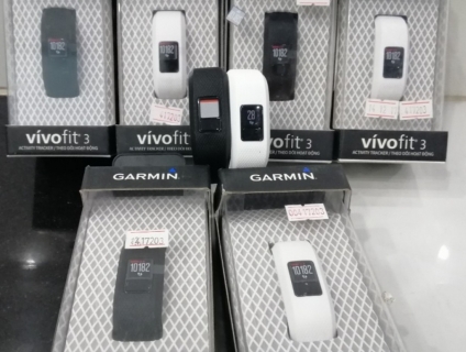 Vòng đeo tay theo dõi sức khỏe Garmin Vivofit 3 new 100% - End 22h59p 26.12.2019