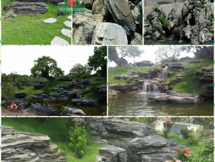 Thiết kế , thi công non bộ  , hồ koi...