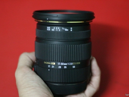 Cần bán lens Sigma 17-50 còn bảo hành 1 tháng, chưa sửa chữa.