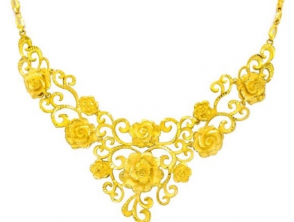 Bộ vàng cưới 24K mang thương hiệu APJ đẹp nhất đang gây sốt trong mùa