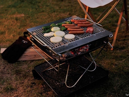 Bếp nướng BBQ ngoài trời gấp gọn MT045