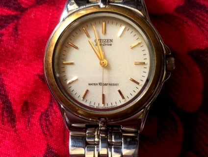 CITIZEN eco drive quartz, hàng nội địa  Nhật