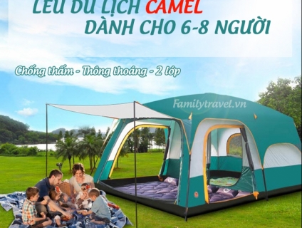 Lều dã ngoại cỡ lớn dành cho 8-10 người Camel CM6811