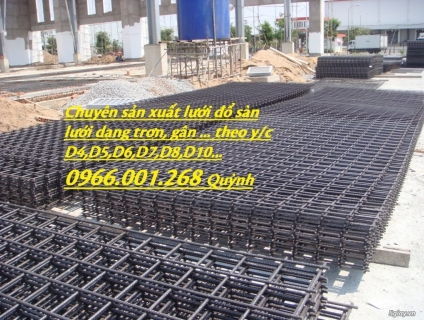 Nhà sản xuất lưới thép hàn, lưới đổ sàn cường lực D4,D5,D6,D8,D10