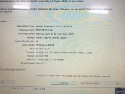 Elitebook 840 G3 // 14’’ màn cảm ứng // 1.7kg // 8tr