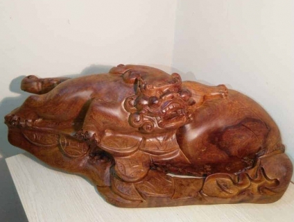 Đồ phong thủy gỗ hương tự nhiên: bình phay, bình phú quý, tượng mini