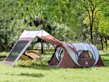 Lều cắm trại tự bung cao cấp kèm tăng che gl1262
