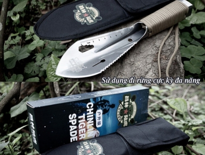 Xẻng cầm tay đa năng đi dã ngoại