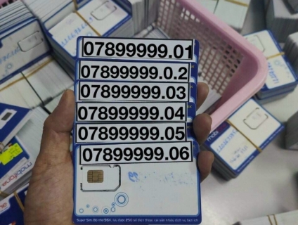 Sim số đẹp 0789999901: 14tr